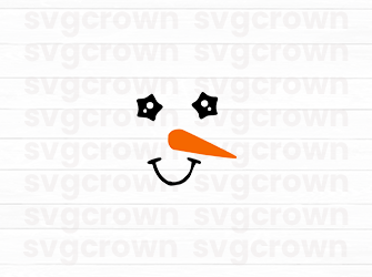 snowman faces svg