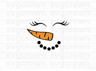 snowman faces svg