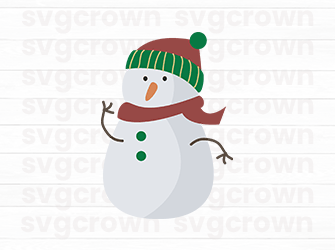 christmas snowman svg