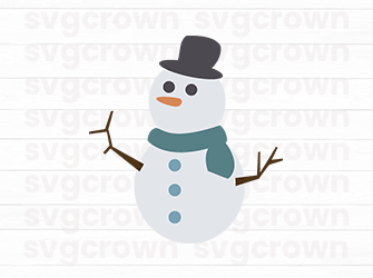 christmas snowman svg