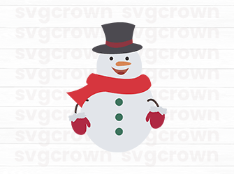 christmas snowman svg