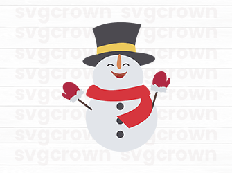 christmas snowman svg