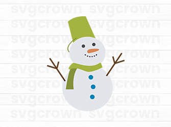 christmas snowman svg