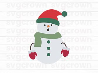 christmas snowman svg