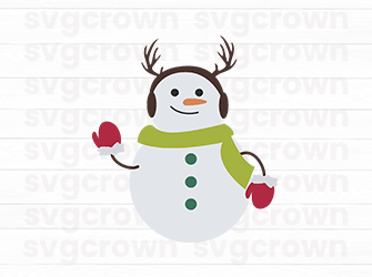 christmas snowman svg