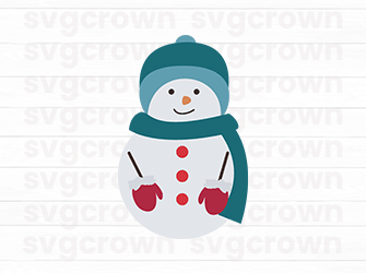 christmas snowman svg