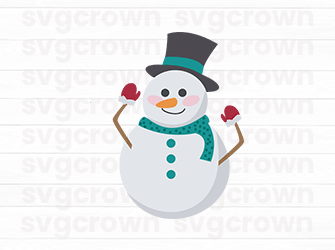 christmas snowman svg