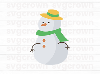 christmas snowman svg