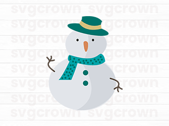 christmas snowman svg