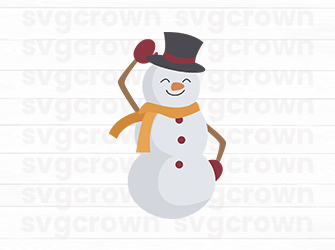 christmas snowman svg