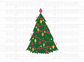 christmas tree svg