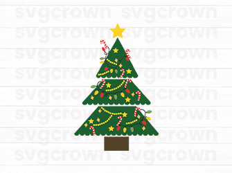 christmas tree svg