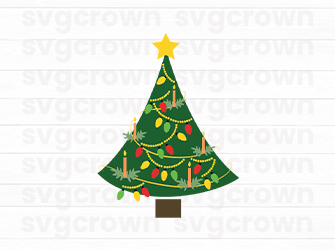 christmas tree svg