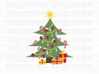 christmas tree svg