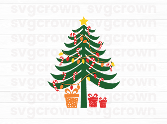 christmas tree svg