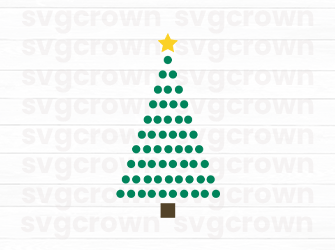 christmas tree svg