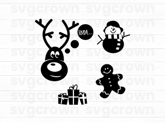 cute christmas svg