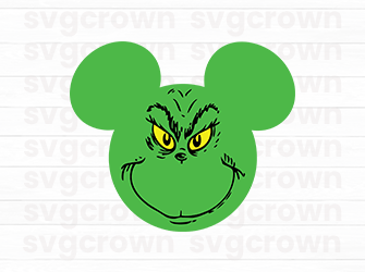 grinch mickey svg