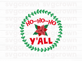 hohoho y'all svg