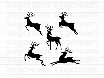 christmas deer svg