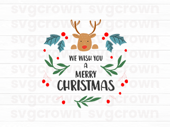 we wish you a merry christmas svg