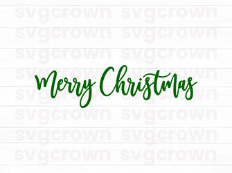 merry christmas lattering svg