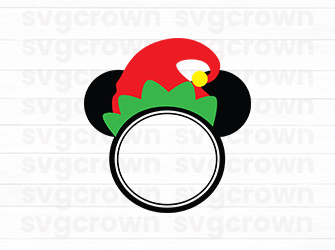 mickey with hat svg