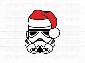 star wars with christmas svg
