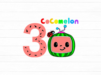 3 cocomelon svg