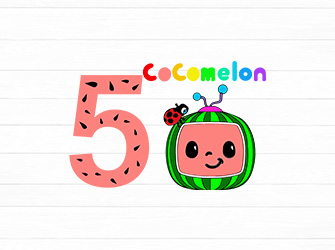 5 cocomelon svg