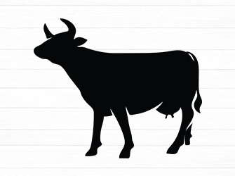cow silhouette svg