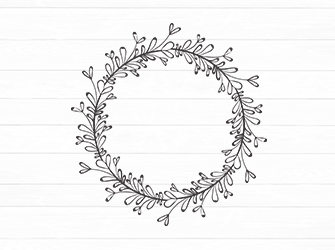 Floral Wreath SVG free download 200+ vector files