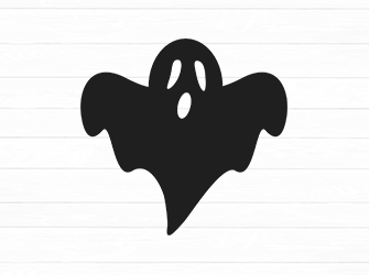 funny ghost face svg