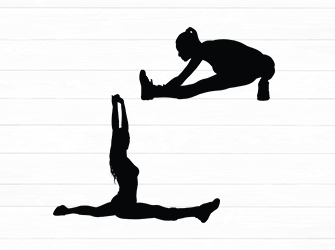 gymnast silhouette svg