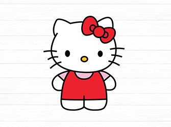 hello kitty dodgers svg free