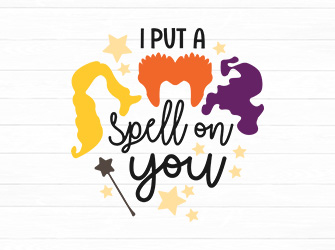 i put spell on you svg