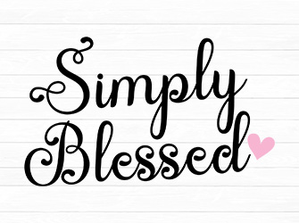 Simply blessed SVG