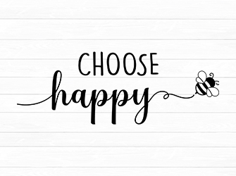 Choose to be happy SVG