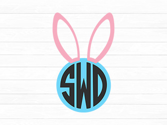 Easter bunny SVG