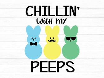 Chillin with my peeps SVG