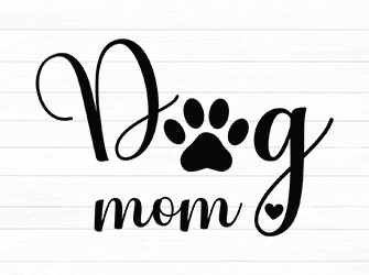 Dog mom SVG