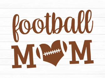 Football mom SVG
