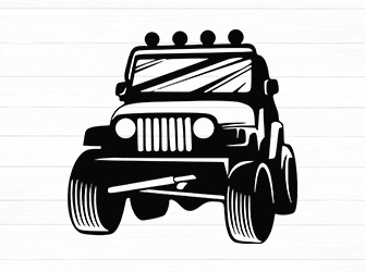 modified jeep svg