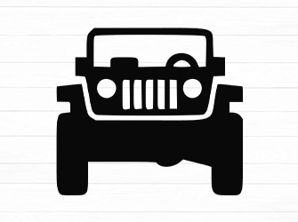 jeep front svg