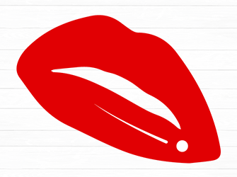 red hot lips svg