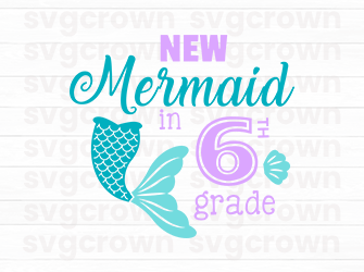 mermaid school svg