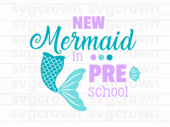 mermaid school svg