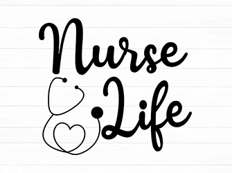 nurse life cricut svg
