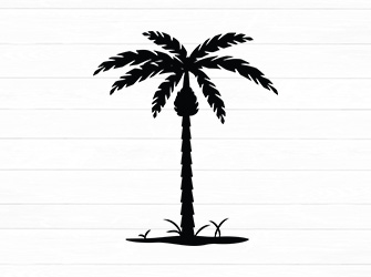 vector palm tree svg