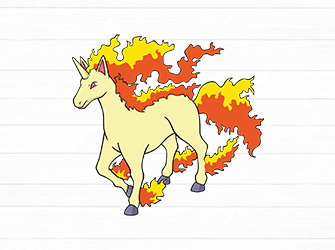 fire horse svg